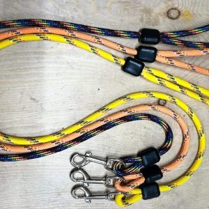 Three Colours of Rainbow Trigger Hook Dog Leads