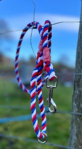 Red White and Blue Rope Colour Example