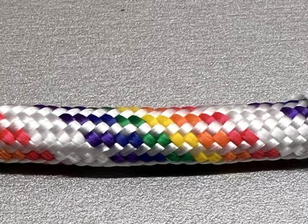 White Rainbow Braided Rope Example